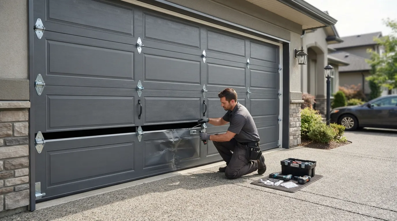Panel Replacement for Fallbrook's 1980-Era Garage Doors in Temecula
