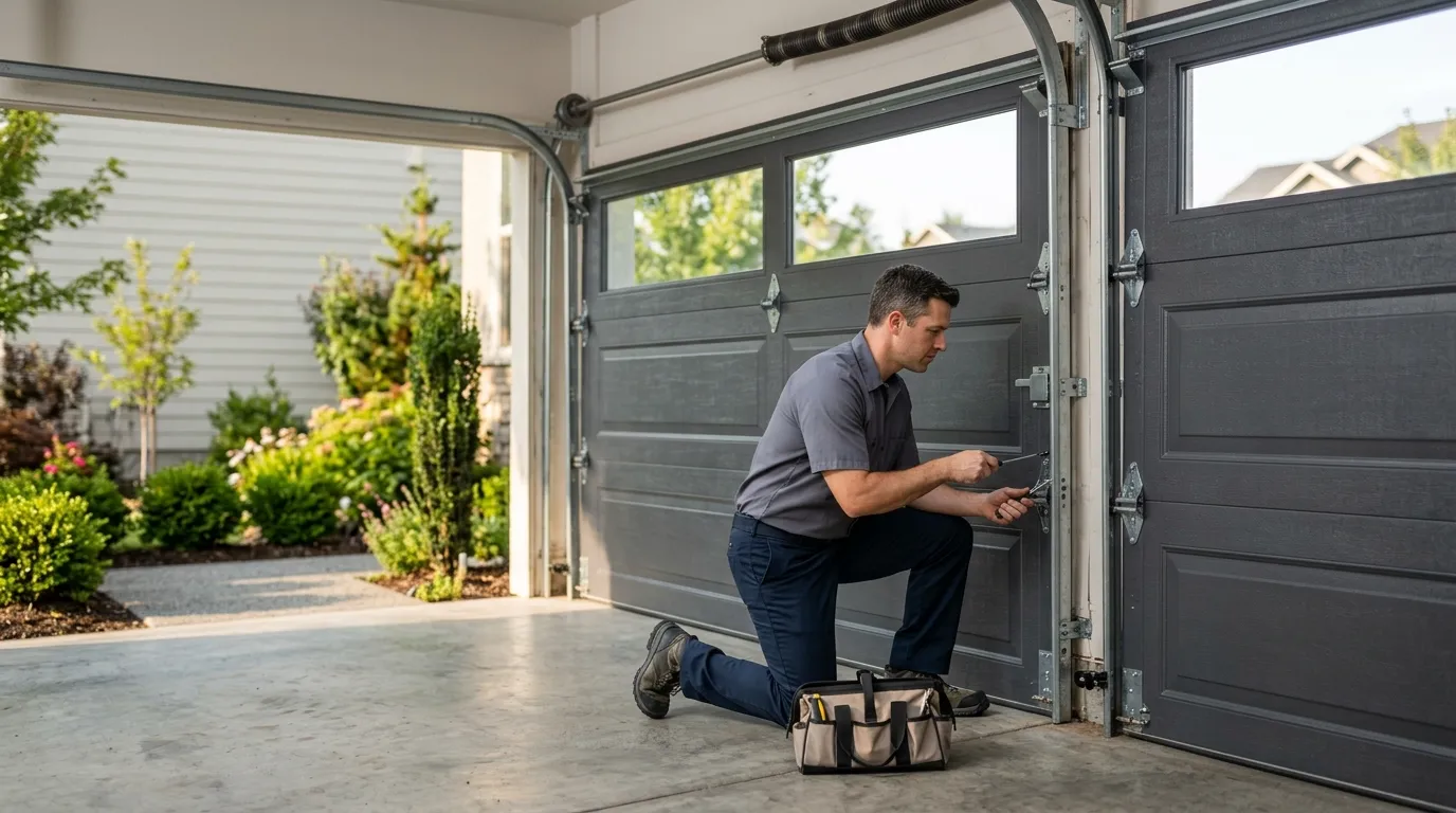 Residential garage door in Temecula
